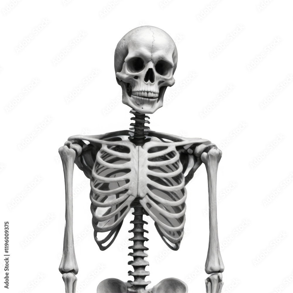 Skeleton Illustration isolated on transparent Background Skeleton Illustration isolated on transparent Background