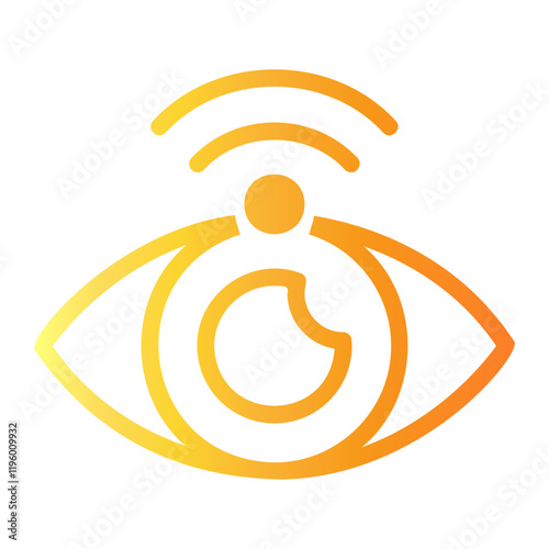 viewer Line Gradient Icon