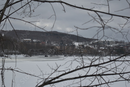 Obraz na płótnie Sherbrooke 14 Janvier 2025 w salonie