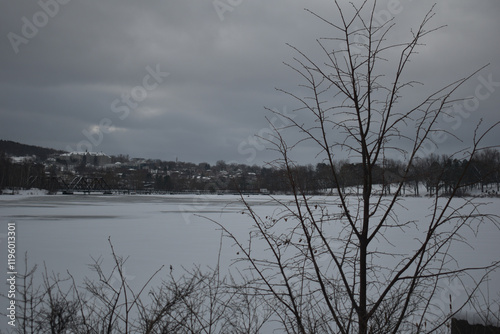 Obraz na płótnie Sherbrooke 14 Janvier 2025 w salonie