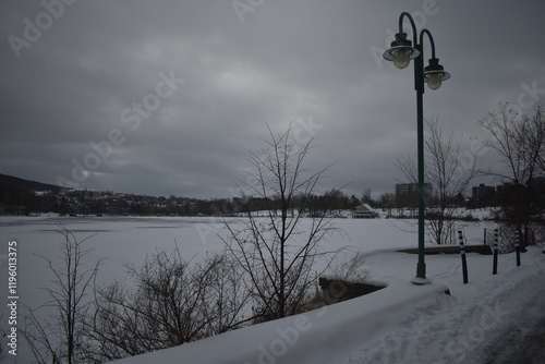 Obraz na płótnie Sherbrooke 14 Janvier 2025 w salonie