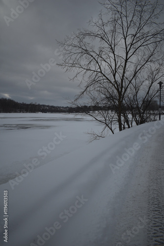 Obraz na płótnie Sherbrooke 14 Janvier 2025 w salonie