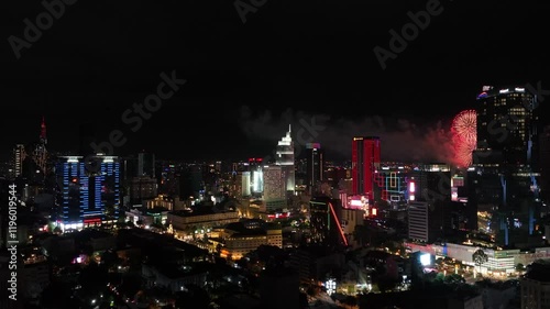 Ho Chi Minh City Fireworks Show - A Stunning Night Display photo