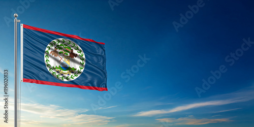 National flag of Belize