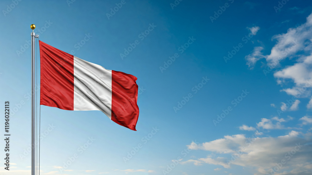 Fototapeta premium Flag of Perù