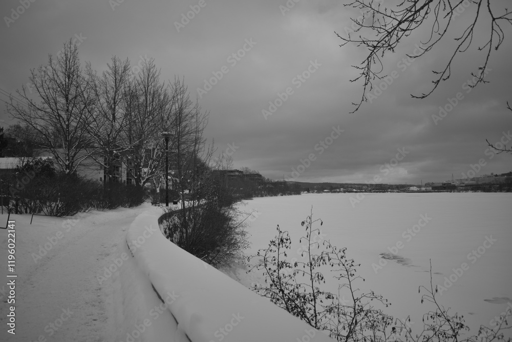 Sherbrooke 14 Janvier 2025 - N&B