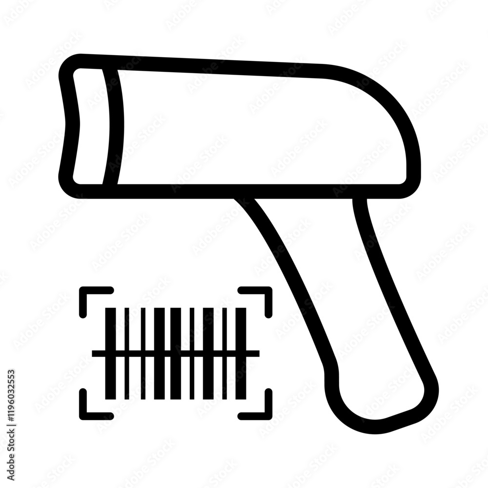 Barcode icon design template