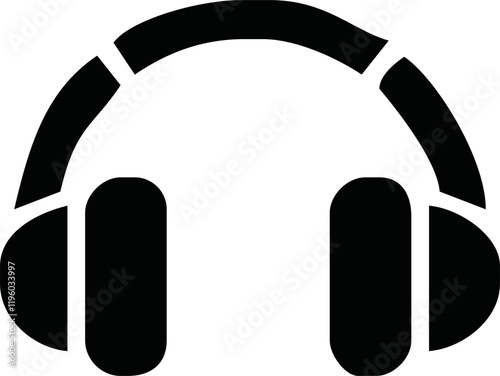 Headphones icons. Customer service. Customer support. Design element suitable for website, print design or app. Vector illustration. Vector Graphic.