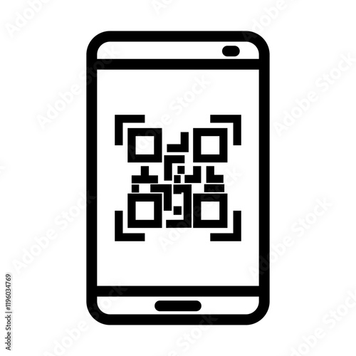 Barcode icon design template