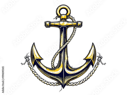 anchor with rope