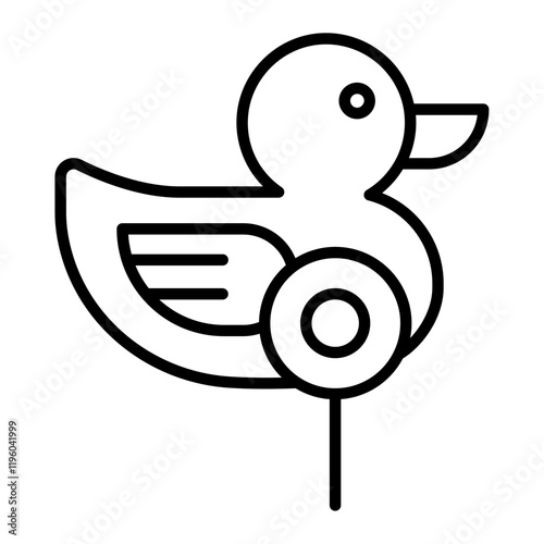 Duck Shooting outline icon