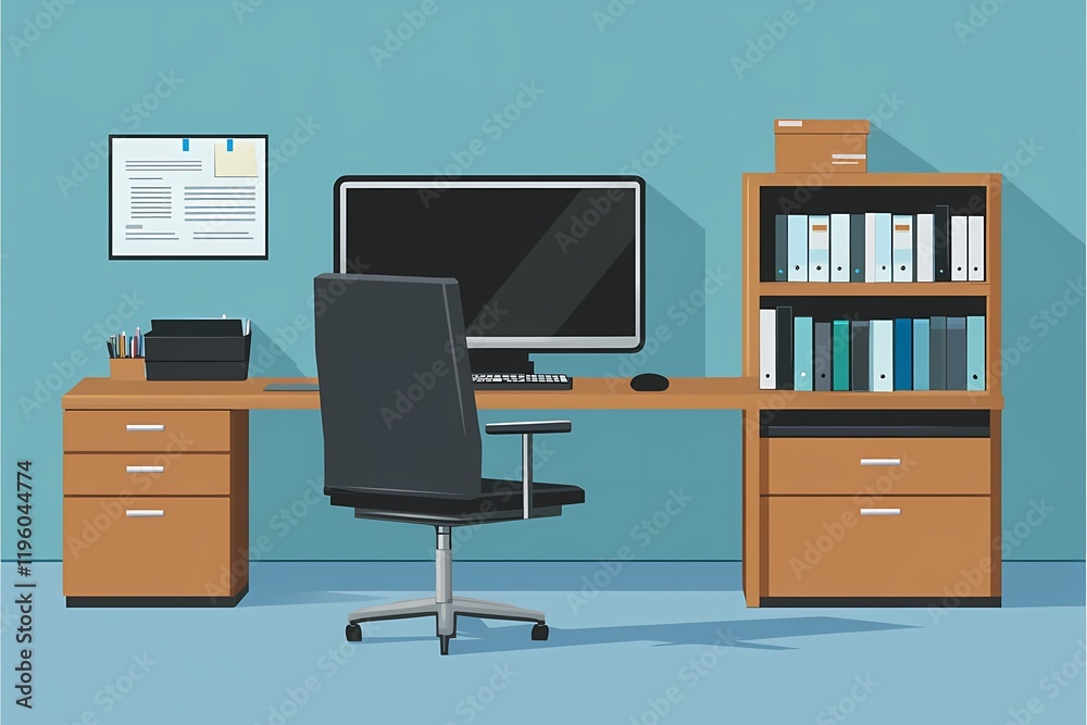 Stylish and Functional Home Office Design Stylish and Functional Home Office Design