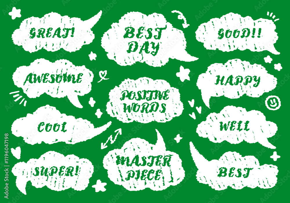 Comic style cute quote colorful speech bubble with short phrase. Set of hand drawn memo frame. Cartoon doodle crayon drawing cloud, box, message. Flat vector Good job Cheers Well done Awesome time on Comic style cute quote colorful speech bubble with short phrase. Set of hand drawn memo frame. Cartoon doodle crayon drawing cloud, box, message. Flat vector Good job Cheers Well done Awesome time on