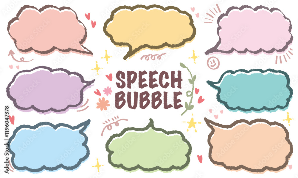 Valentines Day speech bubbles.Happy Valentine's Day love labels.Hand drawn doodle lettering quote frame with heart shape.Set of sticker for the lover.Valentine gift label.Love gift tags.Romantic blank Valentines Day speech bubbles.Happy Valentine's Day love labels.Hand drawn doodle lettering quote frame with heart shape.Set of sticker for the lover.Valentine gift label.Love gift tags.Romantic blank
