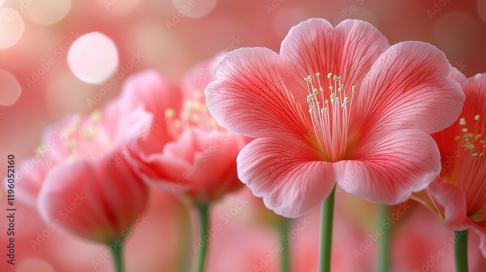 Pink Flowers: Delicate Petals and Soft Hues Pink Flowers: Delicate Petals and Soft Hues