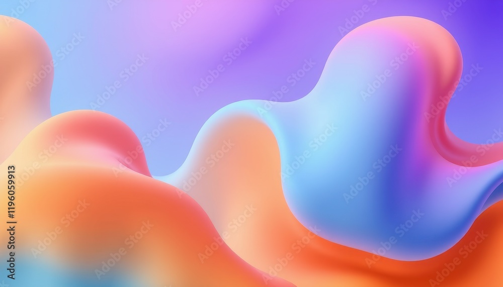 Abstract Colorful Fluid Shapes Design Background Abstract Colorful Fluid Shapes Design Background