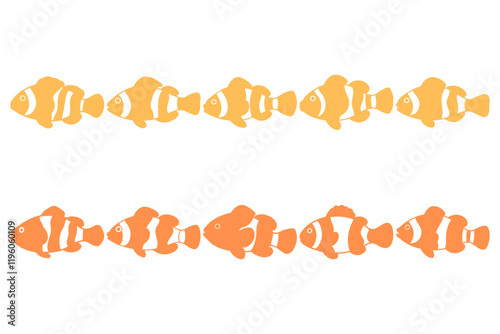 Simple Clownfish Illustration
