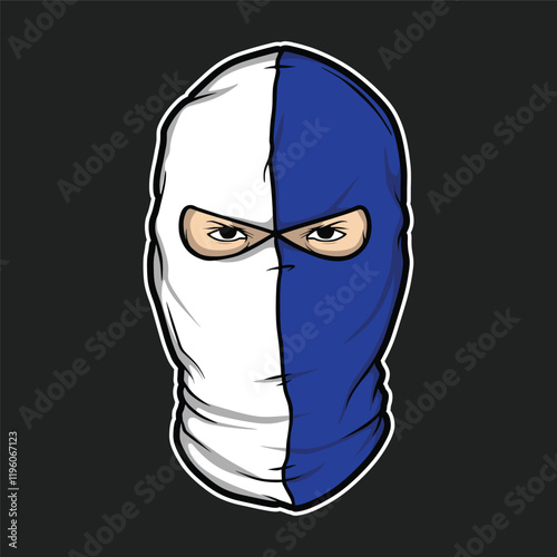 Ultras Hooligan Character Design Vector