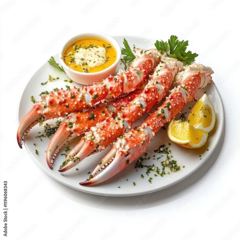 Alaskan King Crab Legs with Garlic Butter Alaskan King Crab Legs with Garlic Butter