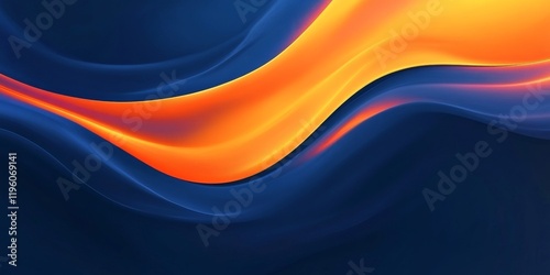 A dramatic abstract gradient background with dark blues and fiery oranges.featuring high-contrast color transitions.emphasizing energy and innovation.ideal for bold advertisements