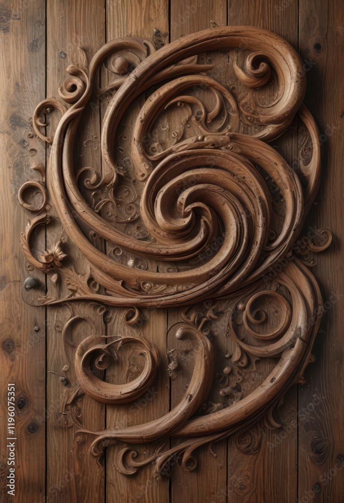 Whimsical swirls of calligraphic patterns amidst distressed wood texture , patterns, ornate Whimsical swirls of calligraphic patterns amidst distressed wood texture , patterns, ornate