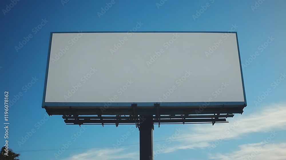 3D Billboard Mock-up with Modern Design 3D Billboard Mock-up with Modern Design