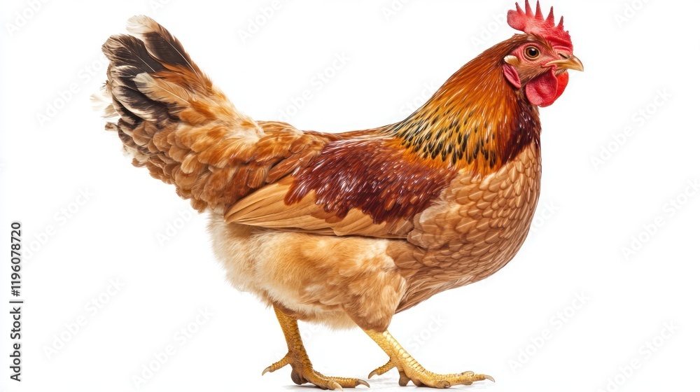 Fototapeta premium chicken isolated on a white background