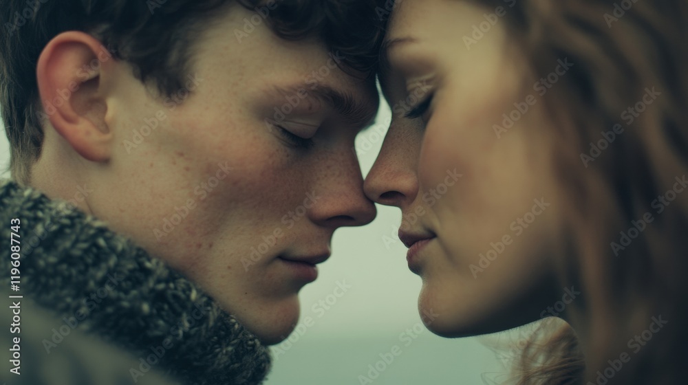 A touching moment where a mother and her son share a close embrace, conveying love and warmth in a beautiful outdoor setting A touching moment where a mother and her son share a close embrace, conveying love and warmth in a beautiful outdoor setting