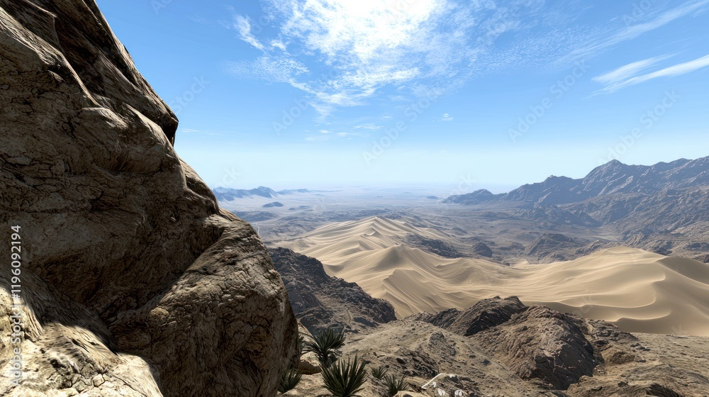 Obraz premium Desert Mountain Panorama