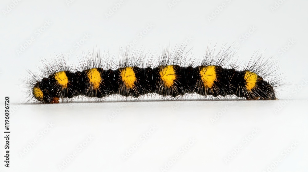 Fototapeta premium Black and Yellow Caterpillar