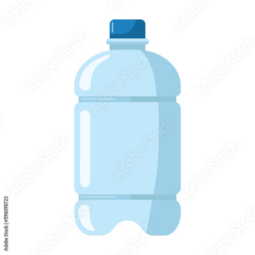 Waterbottle clip art, bottle of water flat icon, water bottle vector, bottle of water vector illustration, clip art water bottle