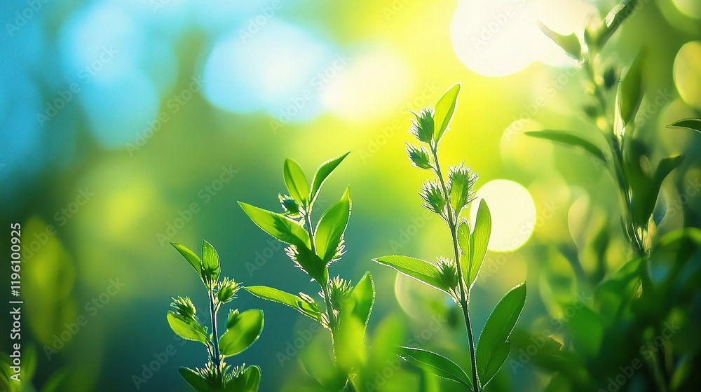 Vibrant Abstract Blue and Green Bokeh Spring Background Vibrant Abstract Blue and Green Bokeh Spring Background