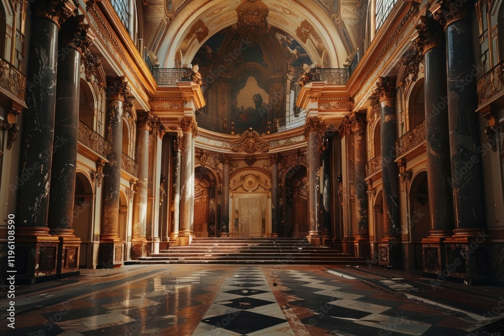 Beautiful and high contrasted architecture cathedral building indoors. Beautiful and high contrasted architecture cathedral building indoors.