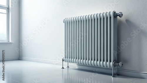 Wallpaper Mural Vintage Cast Iron Radiator, Isolated on White, Home Heating, Retro Decor Torontodigital.ca