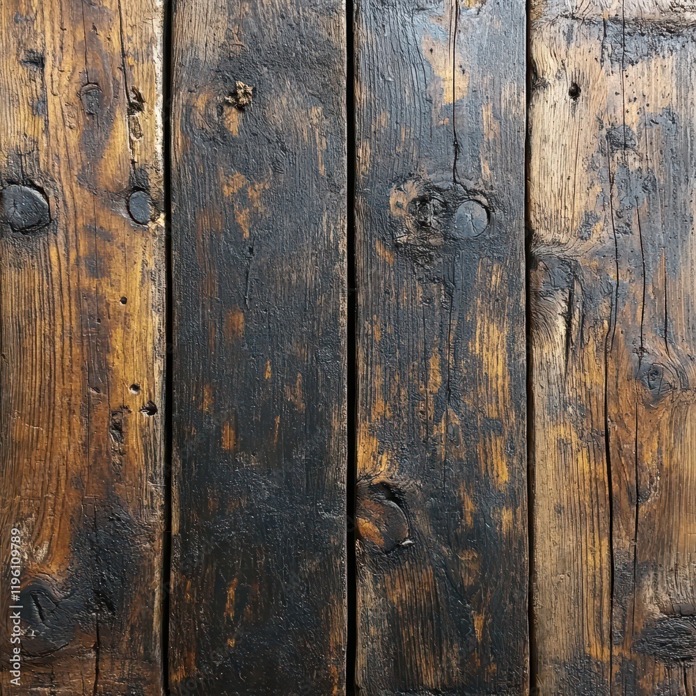 Weathered wooden background with a rich textured dark wood finish Weathered wooden background with a rich textured dark wood finish