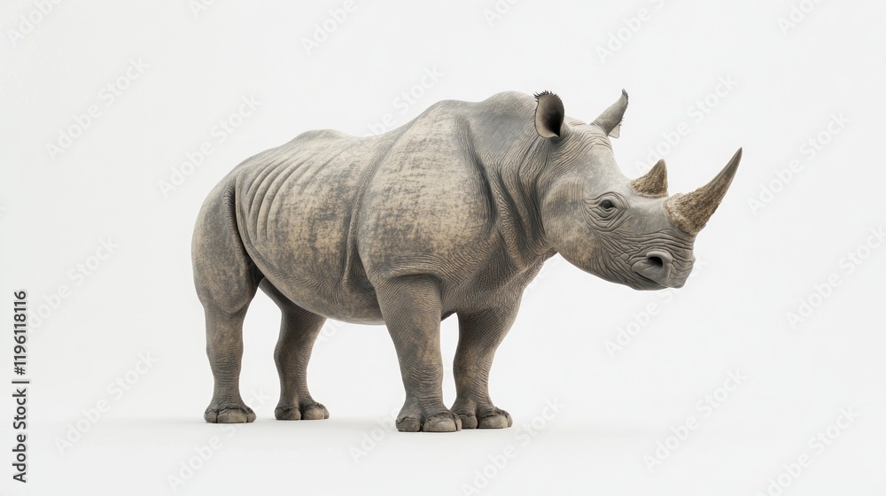 Fototapeta premium Rhinoceros Portrait