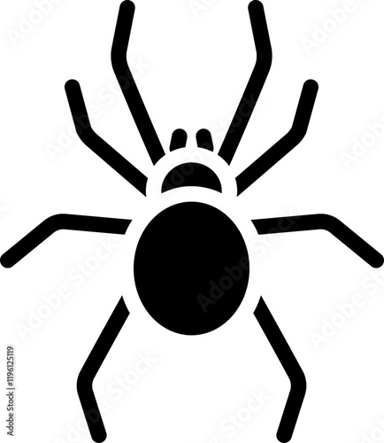 Tarantula Glyph Icon