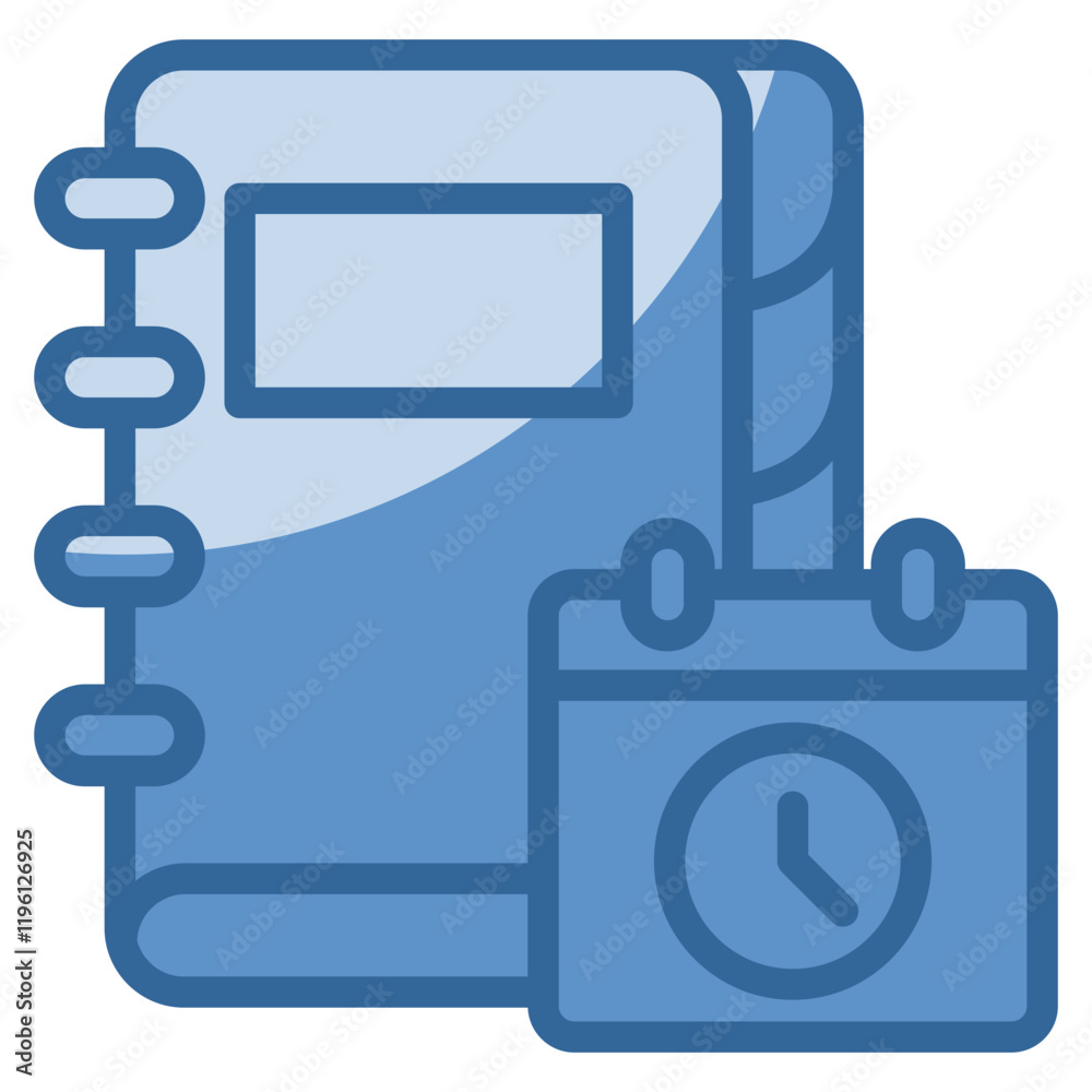 Obraz premium Event Planner Book Icon Element For Design