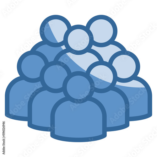 Audience Icon Element For Design