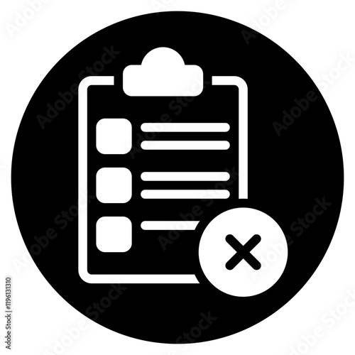 clipboard glyph icon