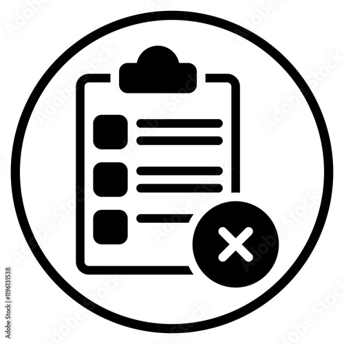 clipboard glyph icon