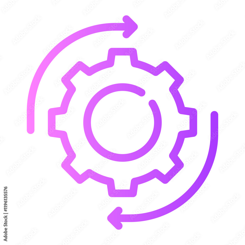 change management gradient icon change management gradient icon