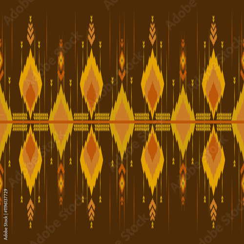 The elegance of Ikat lies in its vibrant colors and intricate designs, blending heritage with modern sophistication for a timeless aesthetic