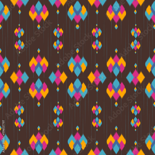 The elegance of Ikat lies in its vibrant colors and intricate designs, blending heritage with modern sophistication for a timeless aesthetic
