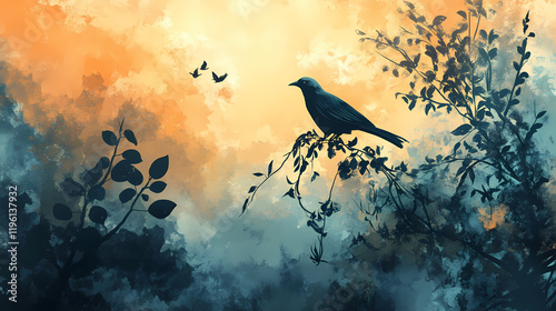 The occasional bird chirps overhead, adding a natural soundtrack to the scene. Shadowsong. Illustration