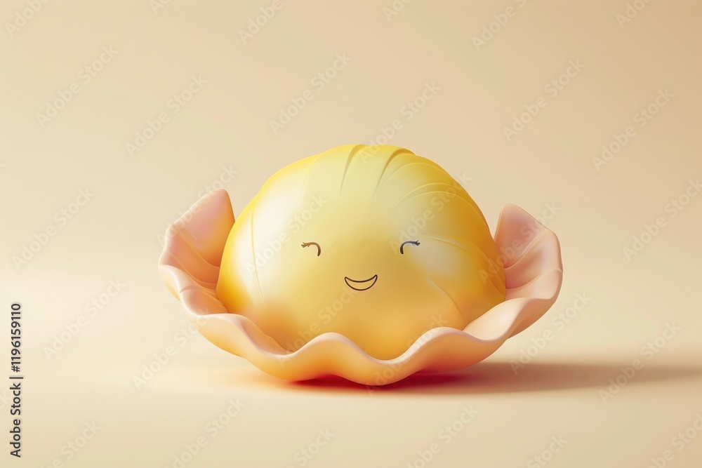 3d Shell cartoon shell egg. 3d Shell cartoon shell egg.
