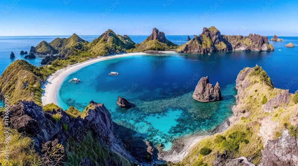Fototapeta premium Secluded Tropical Beach Cove
