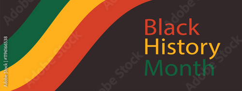 Black history month banner. Black history honoring the past, inspiring the future. Vector illustration design graphics. Flat template for background, banner, card, poster