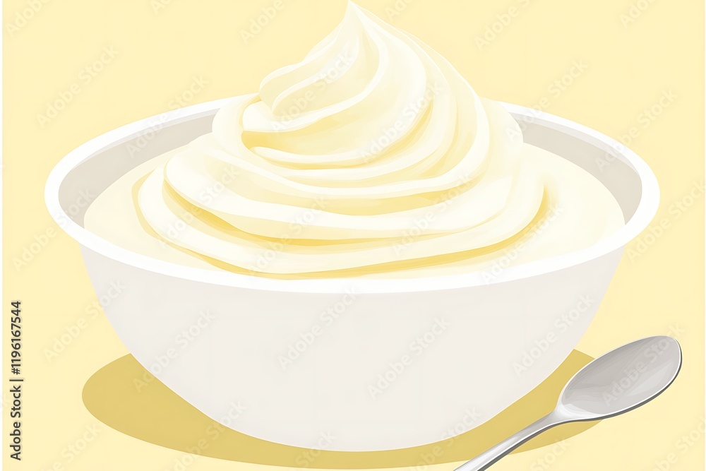 Whipped Cream in a Bowl - A Creamy Delight Whipped Cream in a Bowl - A Creamy Delight