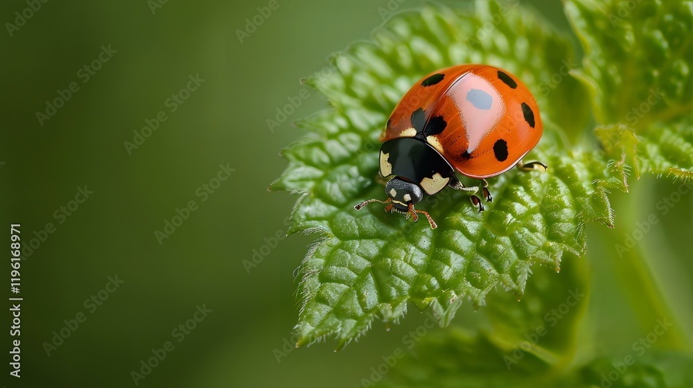 Obraz premium Ladybug on a Leaf